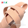 Elasticidad suave de 20 mm Beige tejido tejido cintura